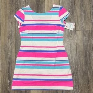 MAHI GOLD Vibrant Striped Ladies Dress